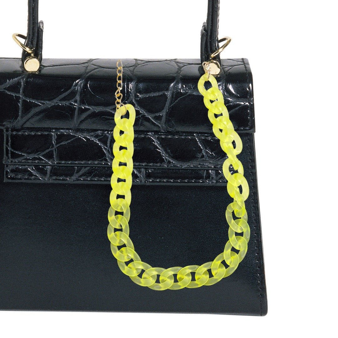 Frosted Fluorescent Acrylic Chain 21" | Bag Chain | Phone Chain -